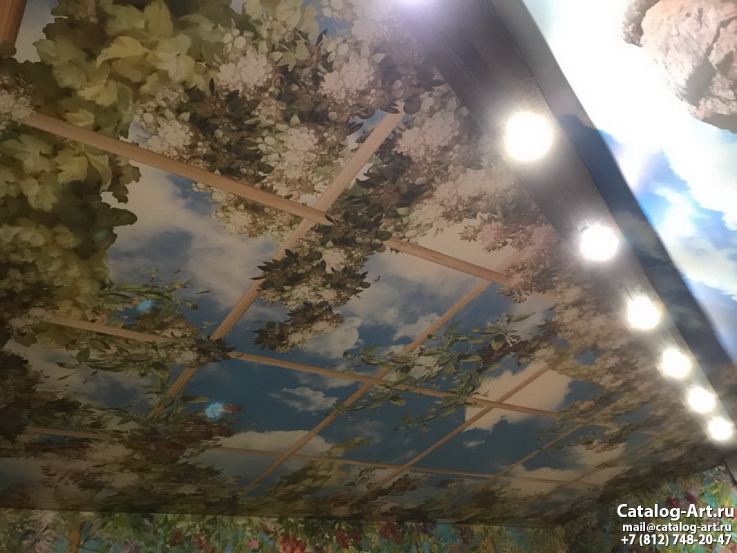 3D printing on stretch ceiling